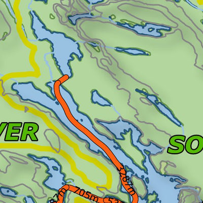 Xavier Maps Ontario Provincial Park: Sturgeon River Map Bundle bundle