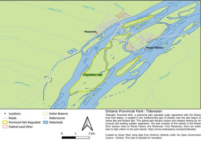 Xavier Maps Ontario Provincial Park: Tidewater bundle exclusive