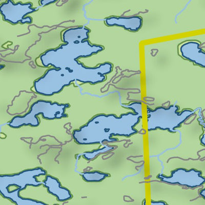 Xavier Maps Ontario Provincial Park: Woodland Caribou Part 9 digital map