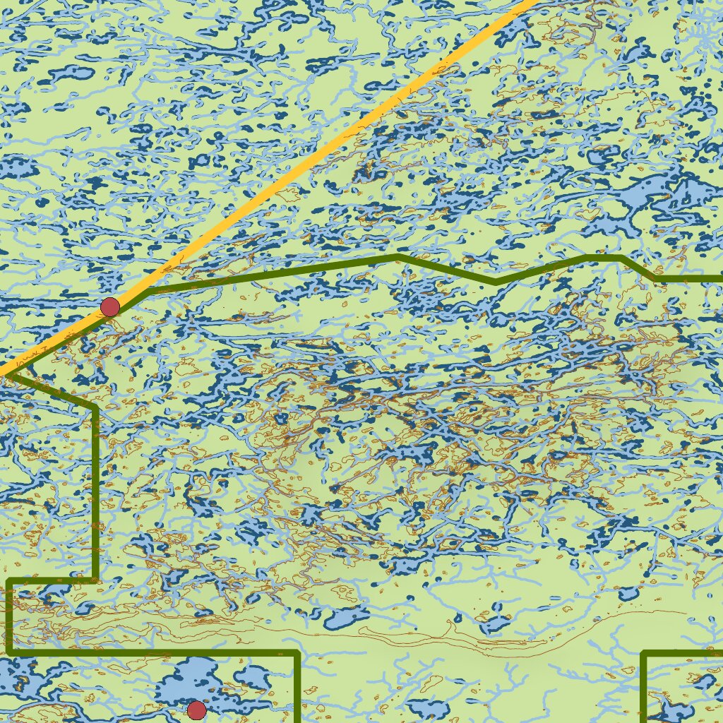 Stonehell Maps 1c Ontario - Wildlife Management Unit (WMU) - 1C Map by Xavier Maps ...