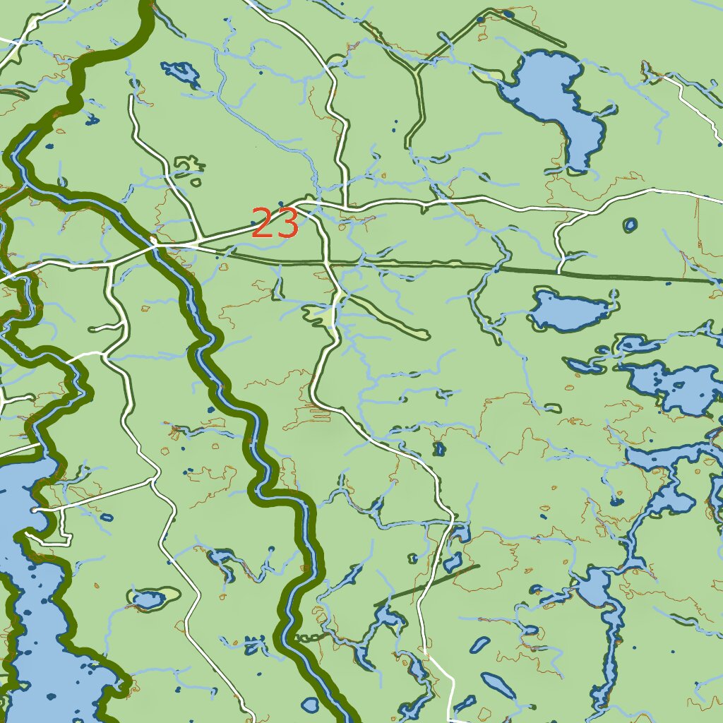 Ontario - Wildlife Management Unit (WMU) - 23 Map by Xavier Maps ...
