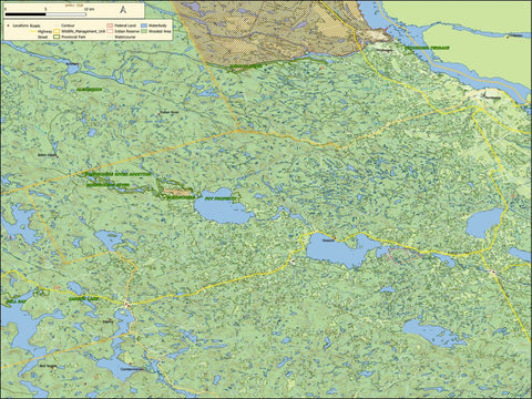 Ontario - Wildlife Management Unit (WMU) - 55B Preview 1