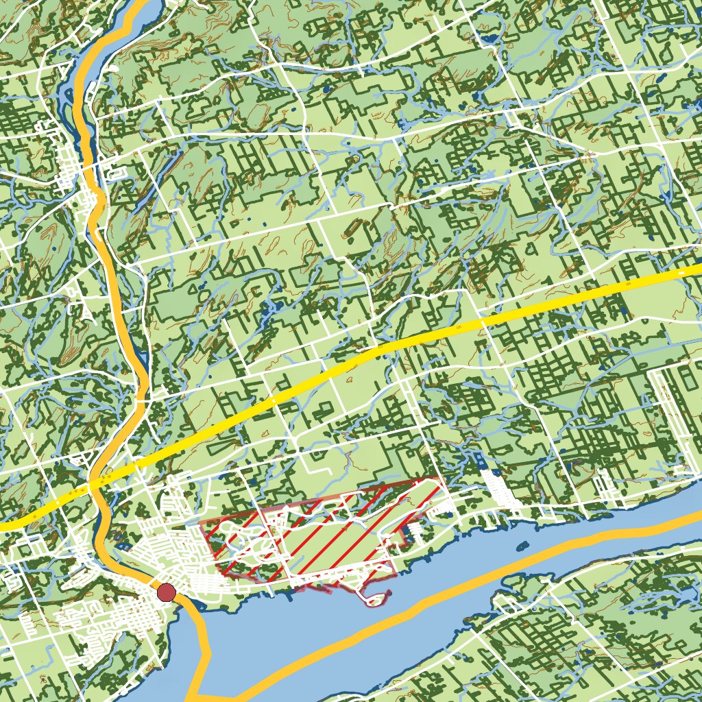 Unit Map Ontario - Wildlife Management Unit (WMU) - 70 Map by Xavier Maps ...