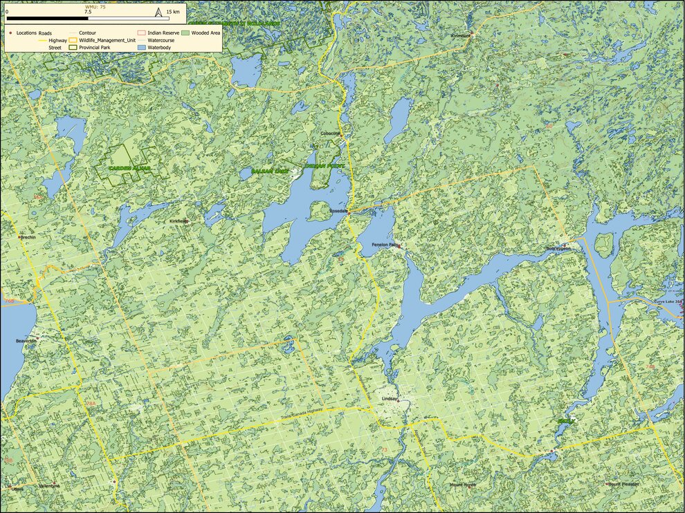Ontario - Wildlife Management Unit (WMU) - 75 Map by Xavier Maps ...