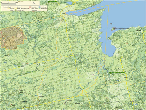 Ontario - Wildlife Management Unit (WMU) - 77C Preview 1