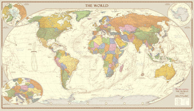 XYZ Maps Antique World iMap 1:28 Million digital map
