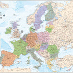XYZ Maps Scottish European Union 2019 - Post Brexit digital map