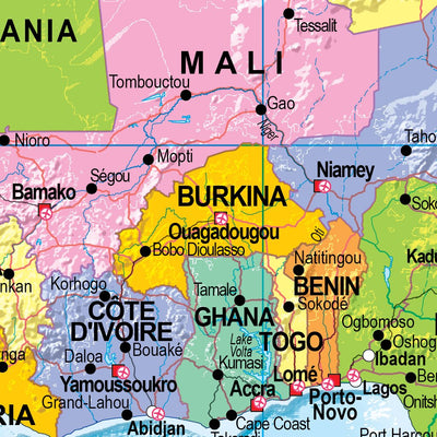 XYZ Huge World Political iMap 1:20m Scale - 2025 Preview 2