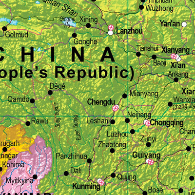 XYZ Huge World Political iMap 1:20m Scale - 2025 Preview 3