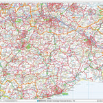 XYZ Maps XYZ Postcode Sector Map (G113) - TN - Tonbridge digital map