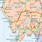XYZ Maps XYZ UK Postcode Area Map - (AR2) - Political digital map