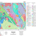Yukon Geological Survey 105C, Teslin: Yukon Bedrock Geology digital map