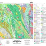 Yukon Geological Survey 105E, Lake Laberge: Yukon Bedrock Geology digital map