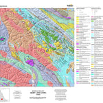 Yukon Geological Survey 105F, Quiet Lake: Yukon Bedrock Geology digital map