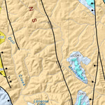 Yukon Geological Survey 106L, Trail River: Yukon Bedrock Geology digital map