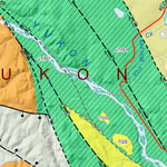 Yukon Geological Survey 115I, Carmacks: Yukon Bedrock Geology digital map