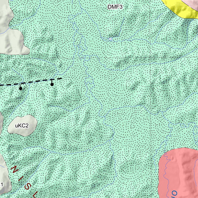 Yukon Geological Survey 115J & 115K, Stevenson Ridge: Yukon Bedrock Geology digital map