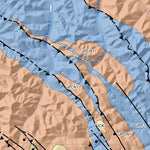 Yukon Geological Survey 117C, Demarcation Point & 117D, Herschel Island: Yukon Bedrock Geology digital map