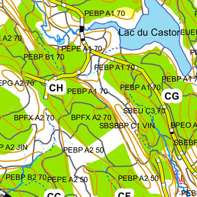Zec des Nymphes Coupe forestière zec des nymphes digital map