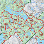 Zec des Nymphes Territoires 107-124 Zec des Nymphes digital map