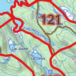 Zec des Nymphes Territoires 107-124 Zec des Nymphes digital map