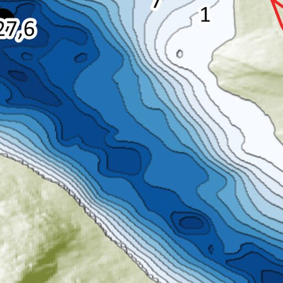 Carte bathymétrique du Lac Bailloquet Zec du lac Brébeuf (2025) Preview 2