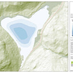 Zecs Québec Carte bathymétrique du Deuxième lac Gagnon de la zec Tawachiche (2024) digital map