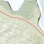 Zecs Québec Carte bathymétrique du Lac Arcand de la zec Chapeau-de-Paille (2024) digital map