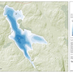 Zecs Québec Carte bathymétrique du Lac Bilodeau de la zec Kipawa (2024) digital map