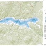Zecs Québec Carte bathymétrique du Lac Bonnie de la zec Kipawa (2024) digital map