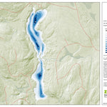 Zecs Québec Carte bathymétrique du Lac Carouge de la zec Wessonneau (2024) digital map