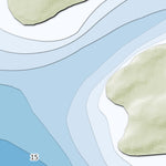 Zecs Québec Carte bathymétrique du Lac des Îles de la zec Kipawa (2024) digital map