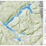 Zecs Québec Carte bathymétrique du Lac Éternité de la zec du Lac-Bébeuf (2024) digital map