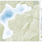Zecs Québec Carte bathymétrique du Lac Gull de la zec Gros-Brochet (2024) digital map