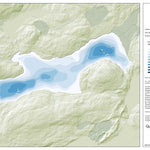Zecs Québec Carte bathymétrique du Lac Jeanne de la zec Kipawa (2024) digital map