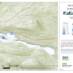 Carte bathymétrique du Lac Lanz de la zec Mars-Moulin (2025) Preview 1