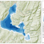 Zecs Québec Carte bathymétrique du Lac Laval de la zec Forestville (2024) digital map