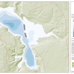 Zecs Québec Carte bathymétrique du Lac No Outlet de la zec Gros-Brochet (2024) digital map