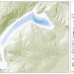 Zecs Québec Carte bathymétrique du Lac Penombre de la zec Wessonneau (2024) digital map