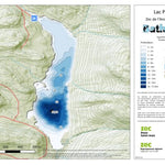 Carte bathymétrique du Lac Piat de la zec de l'Anse-Saint-Jean (2025) Preview 1