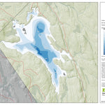 Zecs Québec Carte bathymétrique du Lac Potherie Supérieur de la zec Chapeau-de-Paille (2024) digital map