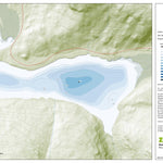 Zecs Québec Carte bathymétrique du Lac Profond de la zec Tawachiche (2024) digital map