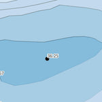 Zecs Québec Carte bathymétrique du Lac Profond de la zec Tawachiche (2024) digital map