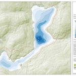Zecs Québec Carte bathymétrique du Lac Pygmalion de la zec Jeannotte (2024) digital map