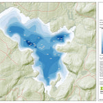 Zecs Québec Carte bathymétrique du Petit lac Wayagamac de la zec Bessonne (2024) digital map