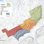Carte des caches de chasse – Zec Cap-Chat 2025 Preview 1