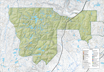 Carte du sentier local de motoneige Zec des Martres 2025 Preview 1