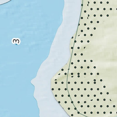 Carte bathymétrique du Lac Coupau Zec Mars-Moulin (2025) Preview 2