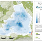 Carte bathymétrique du Lac Gosselin Zec Martin-Valin (2025) Preview 1