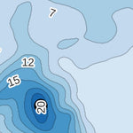 Carte bathymétrique du Lac Gosselin Zec Martin-Valin (2025) Preview 2